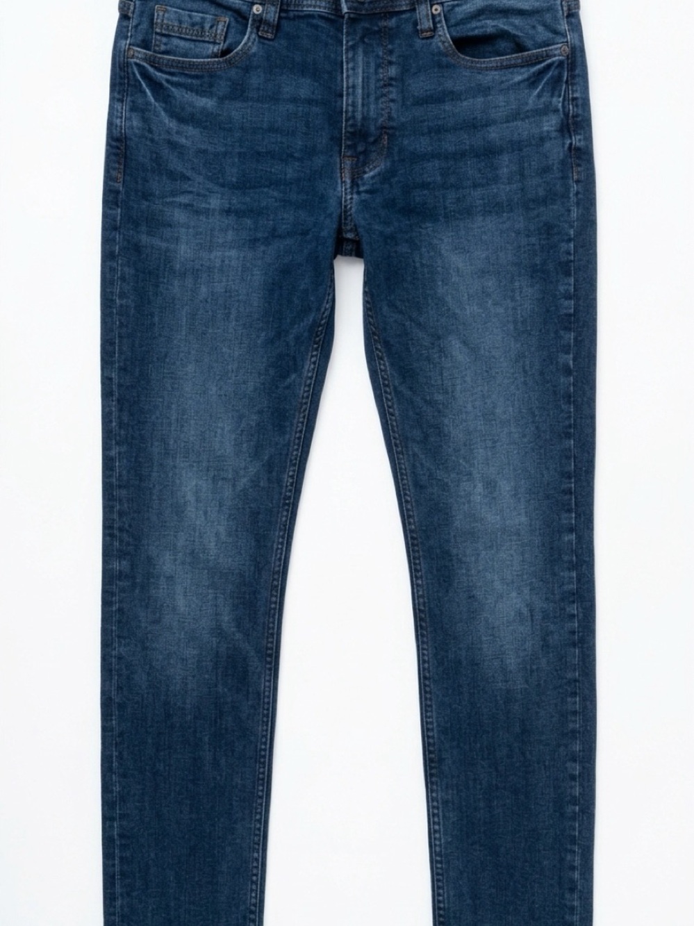 Signature by Levi Strauss Dark Blue Straight Jeans